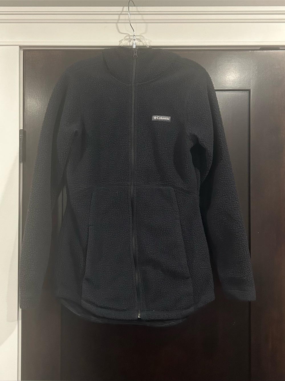 Columbia Size XS Women's Sherpa Fleece Hooded Midi Jacket
